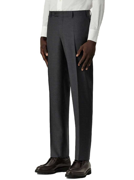 Canali Chinos/Trousers Canali - Grey Wool Trousers