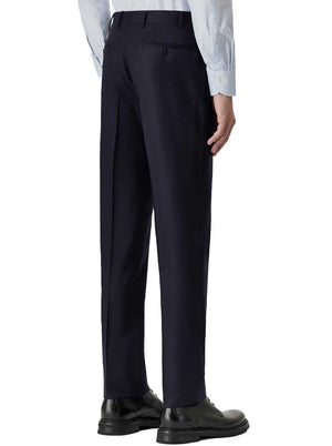 Canali Chinos/Trousers Canali - Navy Flannel Trousers