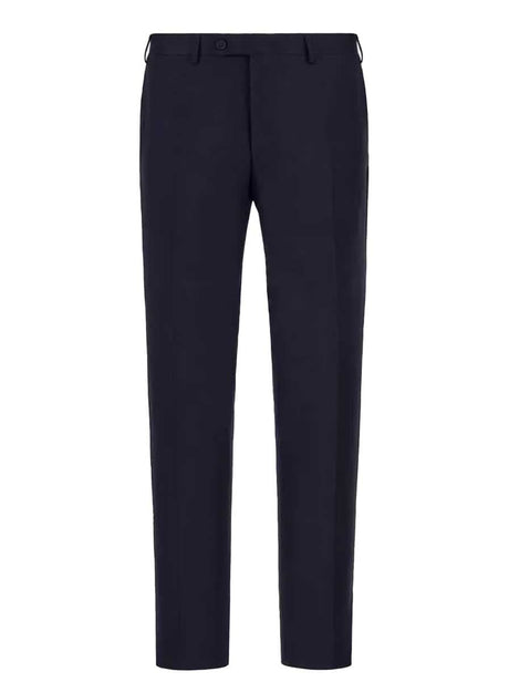 Canali Chinos/Trousers Canali - Navy Flannel Trousers