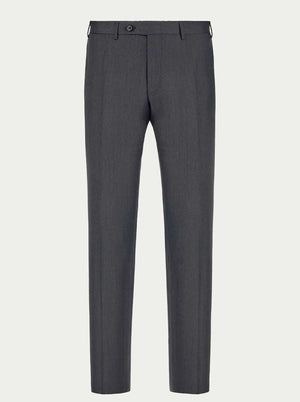 Canali Chinos/Trousers Canali - Summer Wool Grey Trousers