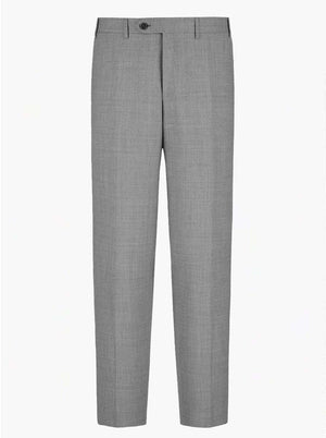 Canali Chinos/Trousers Canali - Summer Wool Light Grey Trousers