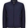 Canali Coats Canali - Blue Waterproof Technical Fabric Jacket