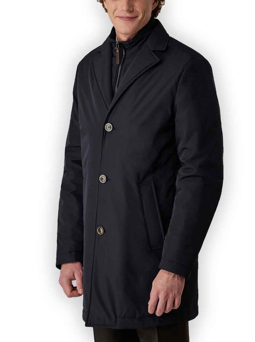 Canali Coats Canali - Microfibre Carcoat w/ Removable Gelet Insert