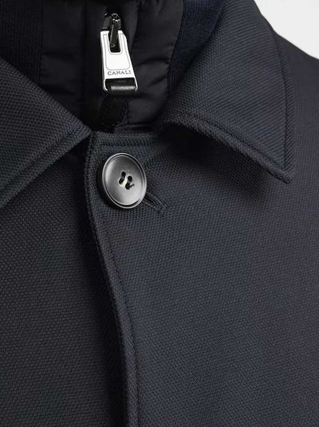 Canali Coats Canali - Outerwear - Modern Raincoat w/ Removable Gilet Insert
