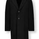 Canali Coats Canali - Overcoat - Black Wool & Cashmere