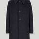 Canali Coats Canali - Overcoat - Navy Wool & Cashmere ¾ Length