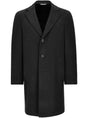 Canali Coats & Outerwear Canali - Charcoal Wool & Cashmere Overcoat