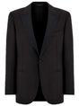 Canali Dress Suits Canali - Peak Lapel Black Tuxedo Jacket