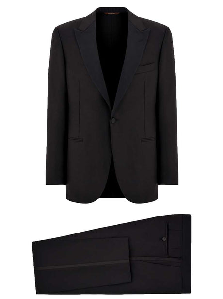 Canali Dress Suits Canali - Super 150s Black Tuxedo