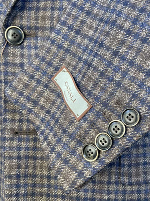 Canali Jacket/Blazer Canali - Biscuit Check Wool Blazer