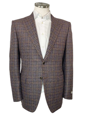 Canali Jacket/Blazer Canali - Biscuit Check Wool Blazer