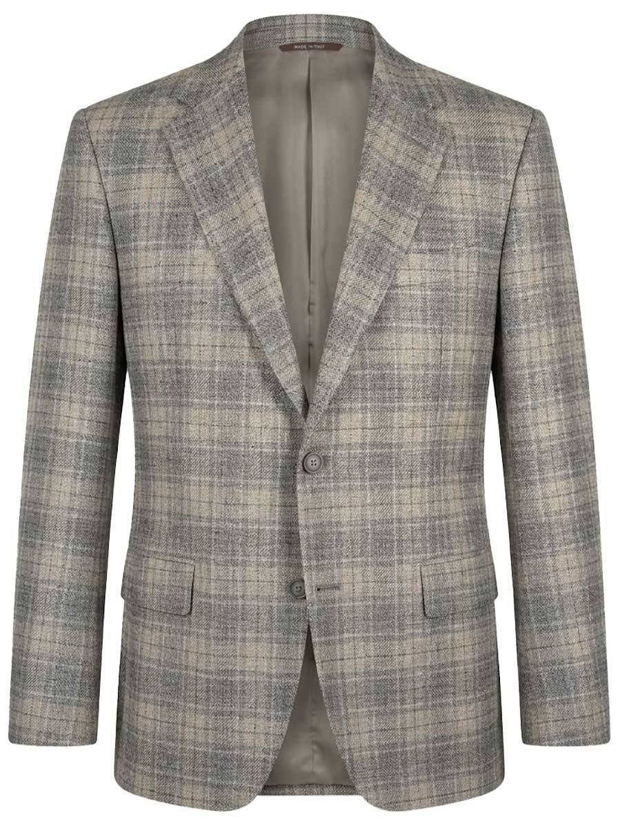 Canali Jacket/Blazer Canali - Blazer - Check Wool Beige