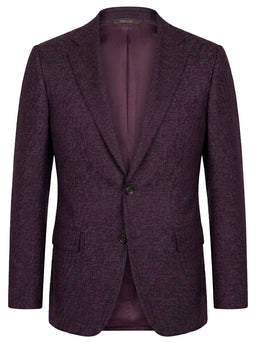 Canali Jacket/Blazer Canali - Blazer - Textured Wool Burgundy