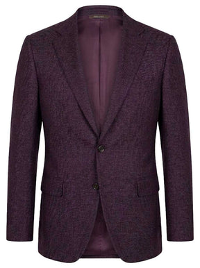 Canali Jacket/Blazer Canali - Blazer - Textured Wool Burgundy