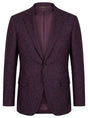 Canali Jacket/Blazer Canali - Blazer - Textured Wool Burgundy