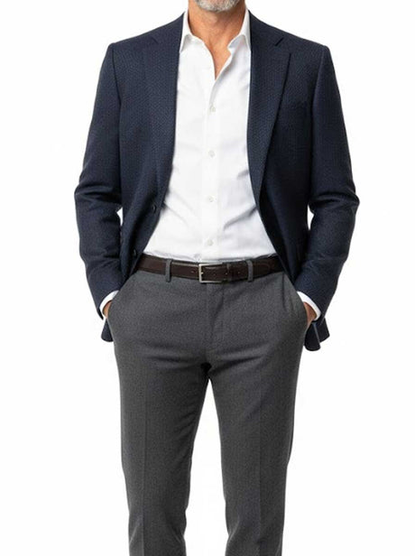 Canali Jacket/Blazer Canali - Blazer - Textured Wool Navy