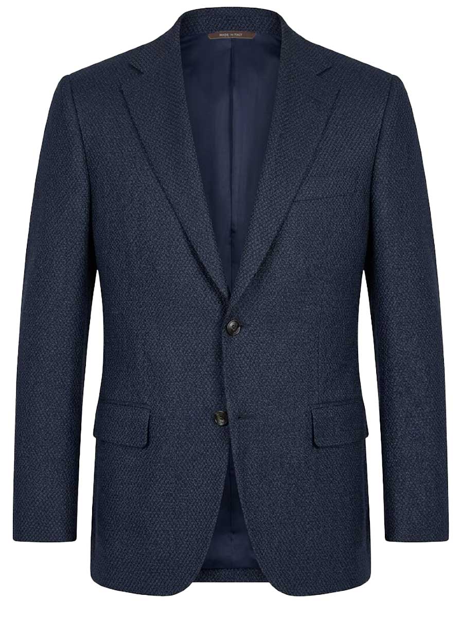 Canali Jacket/Blazer Canali - Blazer - Textured Wool Navy