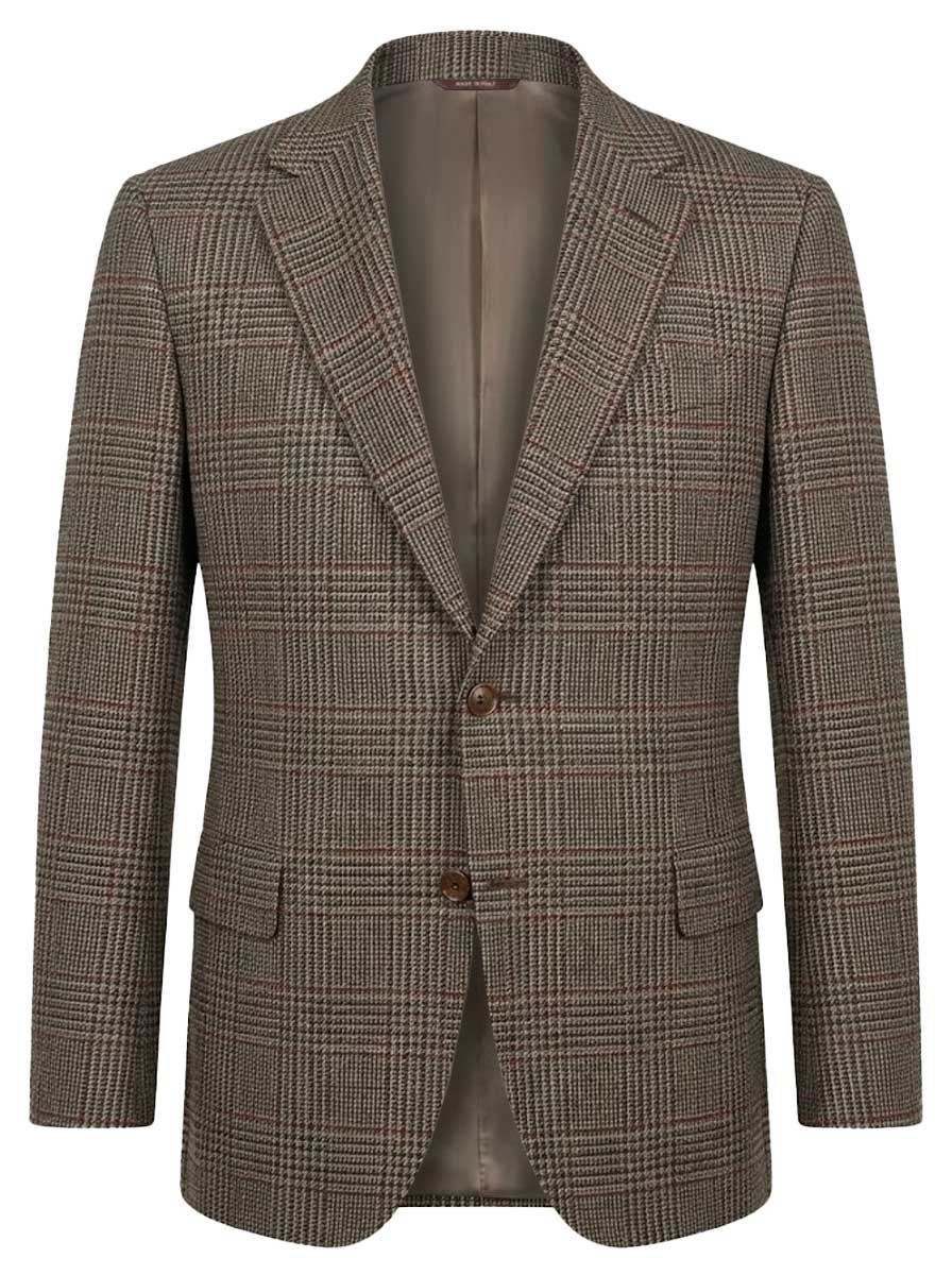 Canali Jacket/Blazer Canali -  Glen Check Wool