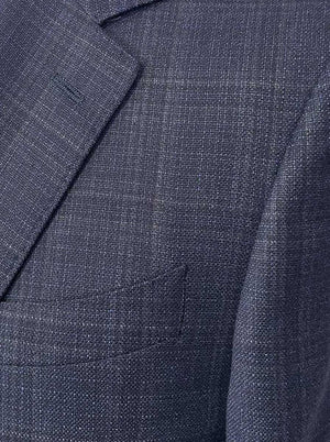 Canali Jacket/Blazer Canali - Navy Check Wool Blazer