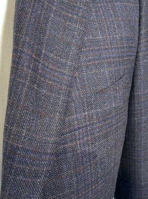 Canali Jacket/Blazer Canali - Navy Glen Check Wool Blazer