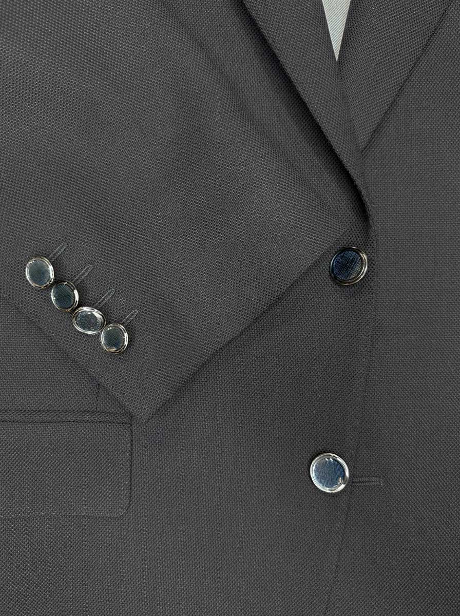 Canali Jacket/Blazer Canali - Neat Textured Wool Navy Blazer