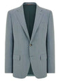 Canali Jacket/Blazer Canali - Textured Wool, Silk & Linen Turquoise Blazer