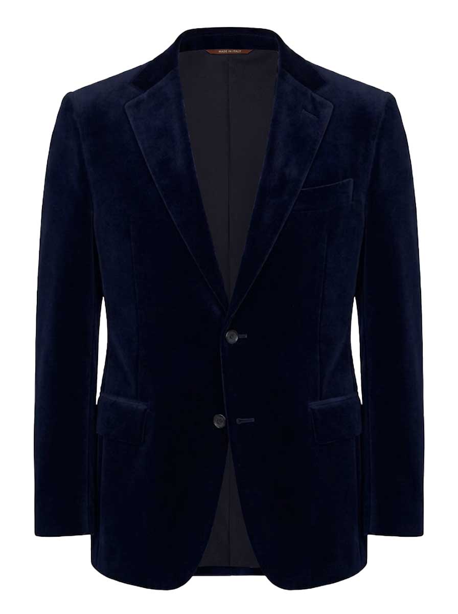 Canali Jacket/Blazer Canali - Velvet Navy Blazer