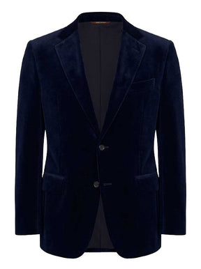 Canali Jacket/Blazer Canali - Velvet Navy Blazer