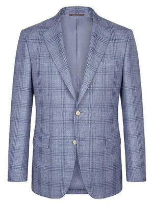 Canali Jacket/Blazer Canali - Wool, Linen and Silk Checked Blazer