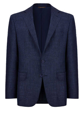Canali Jacket/Blazer Canali - Wool, Silk & Linen Navy Blazer