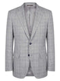 Canali Jacket/Blazer Canali - Wool, Silk & Linen Off-White Check Blazer