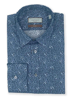 Canali Shirts Canali - Floral Print Shirt 223