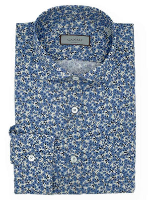 Canali Shirts Canali - Floral Print Shirt