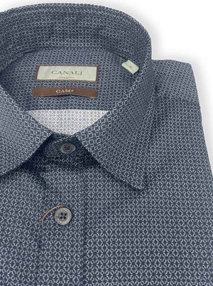 Canali Shirts Canali - Geometric Print Shirt