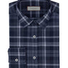 Canali Shirts Canali - Navy Multi Check Cotton Shirt