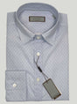 Canali Shirts Canali - Textured Print Cotton Light Blue Casual Shirt