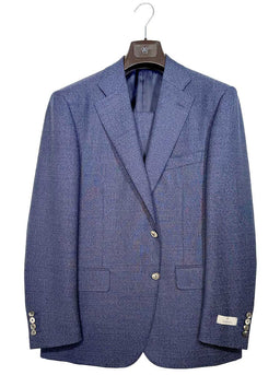 Canali Suits Canali - Blue/Grey Textured Suit