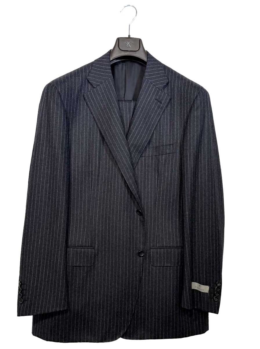 Canali Suits Canali - Charcoal Pin Stripe Charcoal Suit