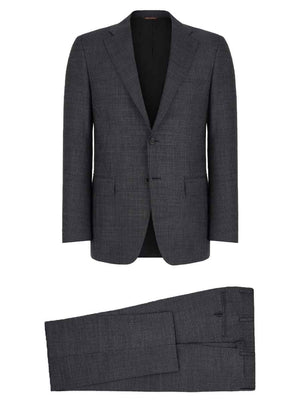 Canali Suits Canali - Micro Check Wool Suit