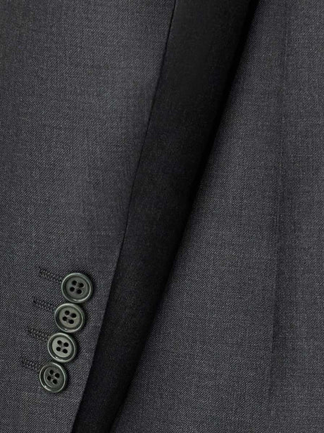Canali Suits Canali - Super 130's Wool 2 Button Charcoal Grey