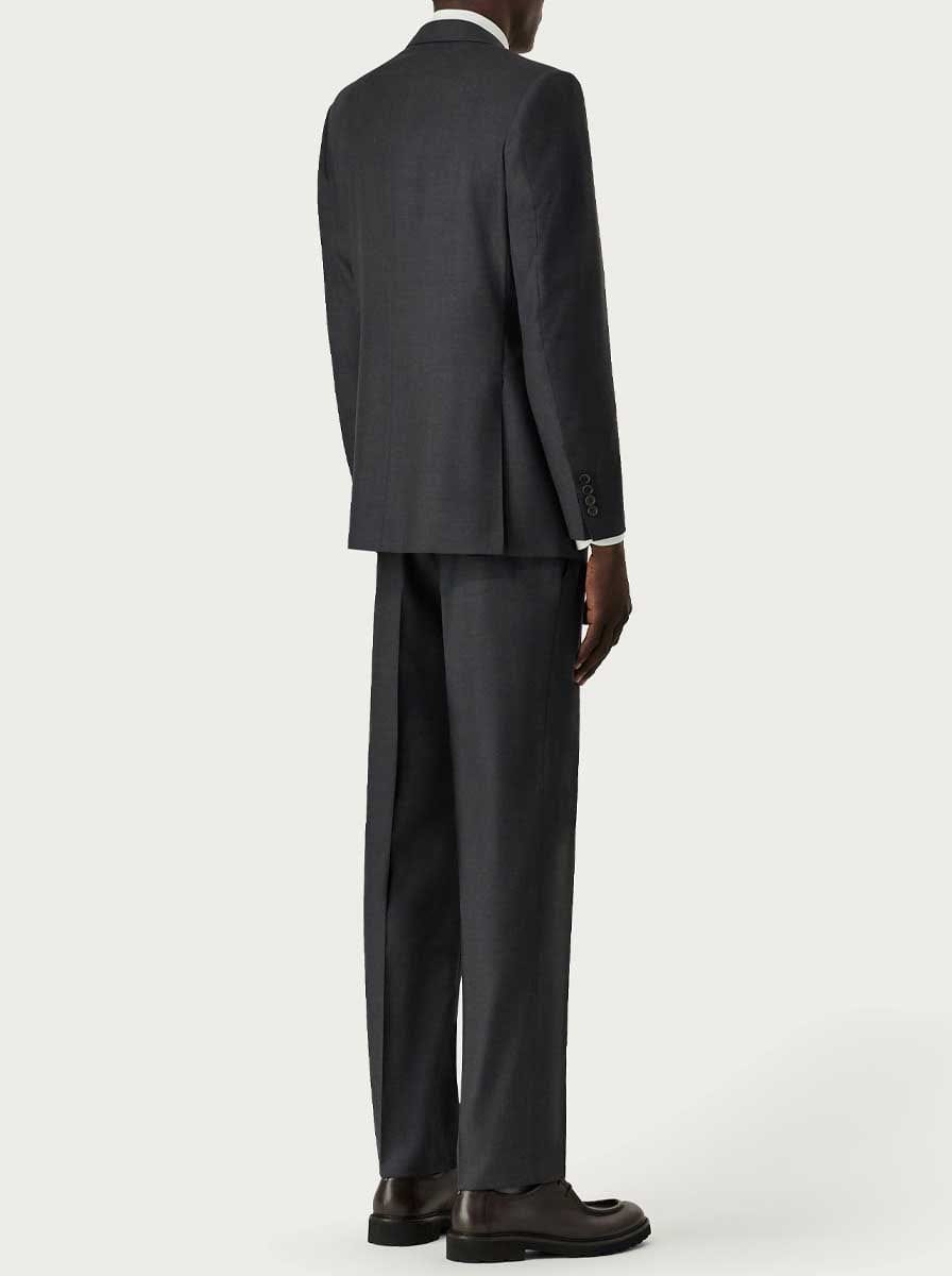 Canali Suits Canali - Super 130's Wool 2 Button Charcoal Grey