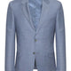 Canali Suits Canali - Textured Wool Light Blue Suit