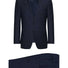 Canali Suits Canali - Textured Wool Navy Suit