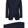 Canali Suits Canali - Textured Wool Navy Suit