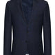 Canali Suits Canali - Textured Wool Navy Suit