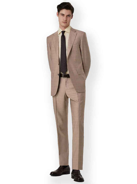Canali Suits Canali -Textured Wool Suit
