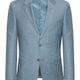 Canali Suits Canali - Textured Wool Turquoise Suit