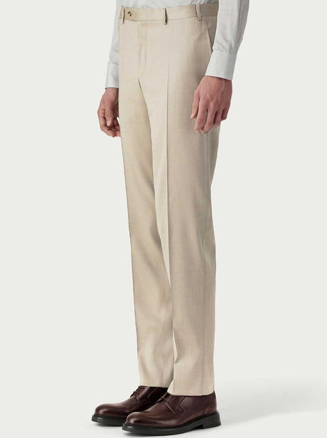 Canali Suits Canali - Wool & Linen Beige Suit