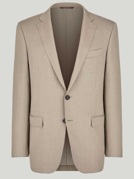 Canali Suits Canali - Wool & Linen Beige Suit