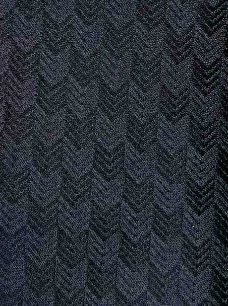 Canali Ties Canali Chevron Woven Navy Tie
